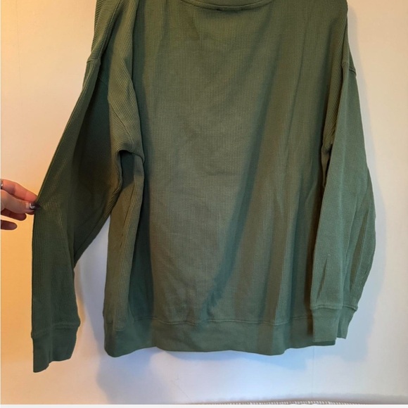 Feeling Festive Pumpkin Spice Fall Thermal Thermal Crewneck Top - Picture 7 of 8